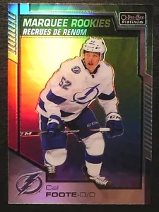 2020-21 20/21 Platinum Rainbow Color Wheel ROOKIE #191 Cal Foote Lightning - Picture 1 of 2