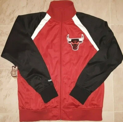 CHICAGO BULLS MITCHELL NESS МУЖЧИН КУРТКА ПАЛЬТО PE ДЖЕРСИ CLR JORDAN XL РЕДКАЯ ~ $150 - Изображение 1 из 4