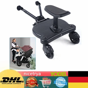 25KG Universal Buggy Board Kiddyboard Mit Sitz Trittbrett Für Kinderwagen DHL - Bild 1 von 13
