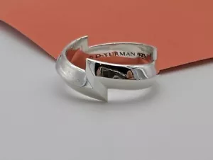 David Yurman Sterlingsilber Blitz Wickelring Größe 12 mit Etui - Bild 1 von 5