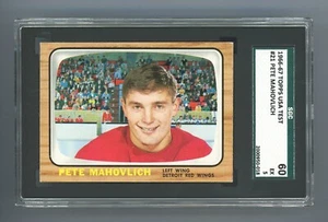 1966 Topps USA Test #21 Peter Mahovlich SGC 5 EX #2000950-018 - Picture 1 of 2