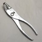 Vintage Crescent J26 Thin Bent Nose Slip Joint Pliers Made In Usa