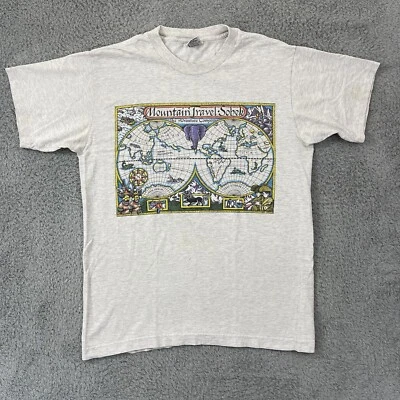 Vintage Sobek Travel T-Shirt Adult L Gray Short Sleeve Nature Travel Cotton USA - Image 1 of 4