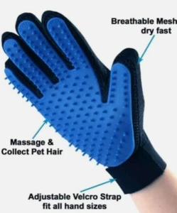 True Touch Deshedding Glove for Pet Grooming As Seen On TV - Picture 1 of 4