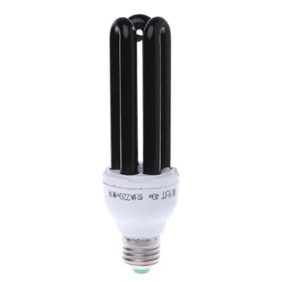 E27 15/20/30/40W UV Fluorescent Blacklight CFL Light Bulb Lamp 220V - Image 1 of 4