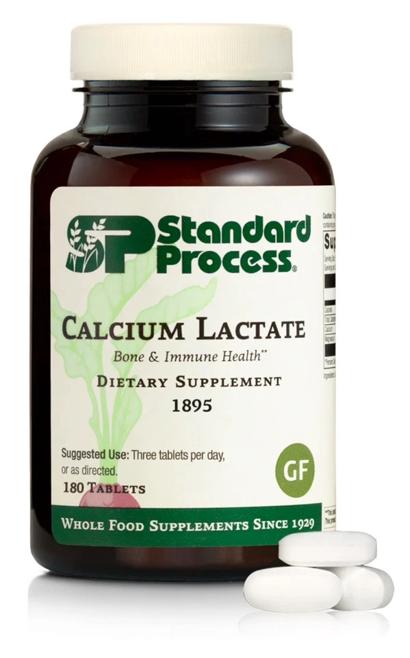 Standard Process Calcium Lactate Immune Support, 180 Tablets Exp 4/27 - Image 1 of 2