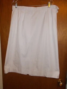 Skirt 18 straight 34-36" white long Sag Harbor - Picture 1 of 1