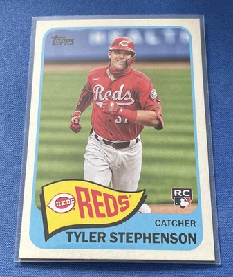 2021 Topps 1965 Topps Redux #T65-16 Tyler Stephenson RC Cincinnati Reds - Image 1 of 2
