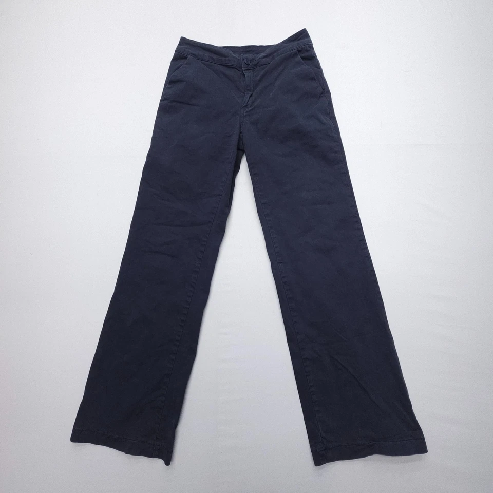 Pantalones Brandy Melville John J. Galt Azul Jada Pierna Recta Talla Pequeña (27x29.5) Foto 1 de 4