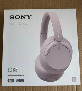 Sony WH-CH720N Wireless Bluetooth Noise-Cancelling Over-Ear Headphones PINK ROSE - Picture 1 of 1