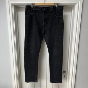 Jeff Banks 24:7 Jeans Herren W38 Regular Schwarz Denim Straight Leg Stretch Hose - Bild 1 von 12