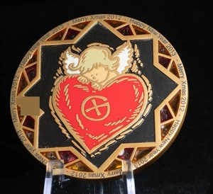 Mery Xmas 2012 / Happy NewYear 2013 Geocoin - Bild 1 von 3