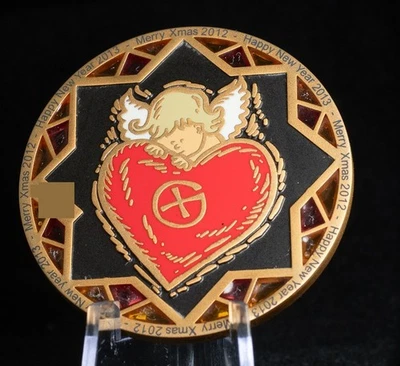 Mery Xmas 2012 / Happy NewYear 2013 Geocoin - Bild 1 von 3