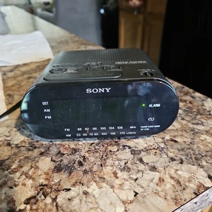 Sony Dream Machine Clock Radio - Black (ICFC218) - Picture 1 of 5