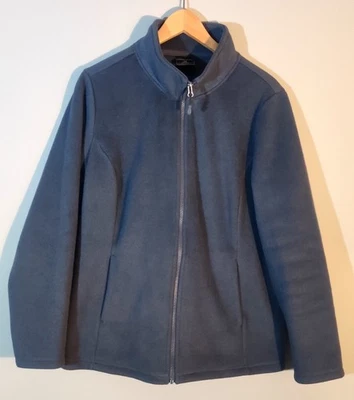 Chaqueta para mujer 32° HEAT polar imitación lana cremallera completa gris talla L Foto 1 de 4