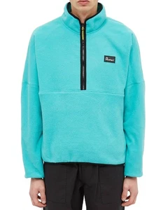 Penfield Mens Melwood Half Zip Fleece Jacket Medium Teal - Picture 1 of 6