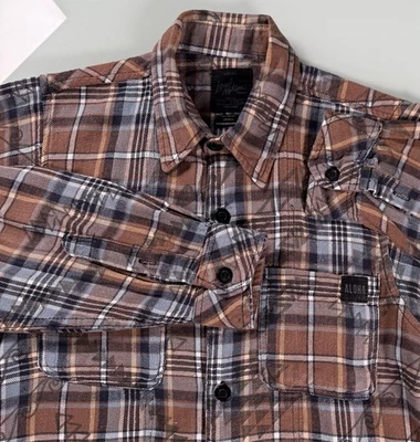 Local Motion Hawaii Mens Small VTG 100% Cotton Flannel Aloha Surf Shirt - Image 1 of 4