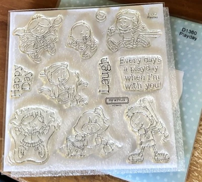 CTMH D1360 PLAYDAY ~ ДЕТИ, каждый день игровой день, когда я с тобой, бейсбол - Изображение 1 из 3