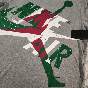 JORDAN CLASSIC JUMPMAN SHIRT MENS XL NIKE GRAY GREEN RED NEW WITH TAGS COLORFUL - Picture 1 of 8