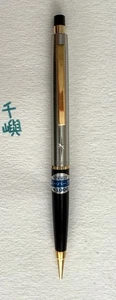 Vintage Newman Super 5 Black Grip Mechanical Pencil 0.5 Uni/Pentel Refills Japan - Picture 1 of 13