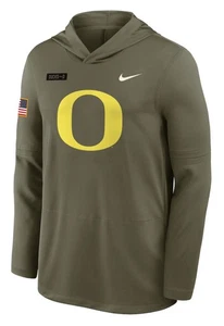 CAMISETA CON CAPUCHA OREGON DUCKS NIKE 2025 APRECIACIÓN MILITAR PARA HOMBRE XL - Imagen 1 de 7