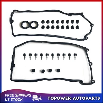 Valve Cover Gasket For 2002-2010 BMW 745i X5 645Ci 545i 550i 750i Foto 1 de 4