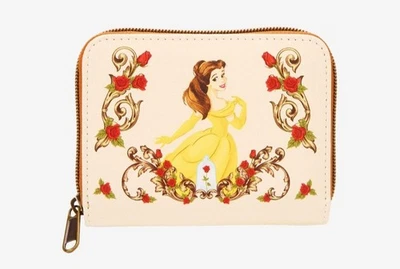 ¡NUEVO! ¡CARTERA Loungefly Disney La Bella y la Bestia Bella Flores Rojas! Foto 1 de 4