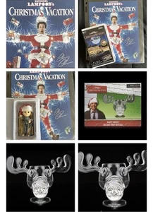 Christmas Vacation 4 Stück Konvolut mit Chevy Chase Autogramm, Funko & Tasse Repliken - Bild 1 von 8