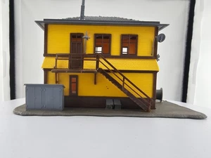 *LEER Tyco HO Patio Entrelazado Torre Edificio Amarillo 7773 SIN CAJA Diseño Paisaje - Imagen 1 de 14