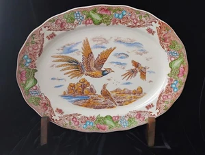 Vintage Fasan Truthahn 18" Platte - Bild 1 von 3