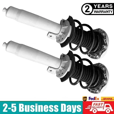 2PCS Front LH + RH Shock Absorber ASSYS EDC Fit 2015-2020 BMW M3 M4 F80 F82 F83 - Imagem 1 de 4