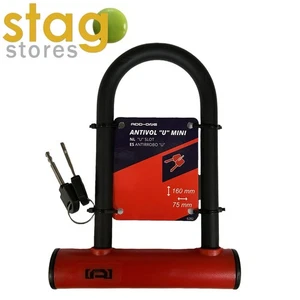 Heavy Duty U-Type Padlock Bike Security Keys Anti-Theft Device 16x7.5cm - New - Picture 1 of 3