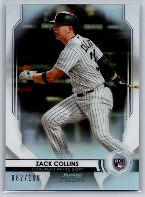 Zack Collins 2020 Bowman Sterling Rookie Refractor /199 BSR-88 White Sox - Image 1 of 2