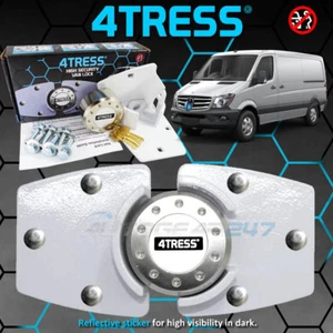 Van Side Rear Door Anti Theft Lock 4TRESS White High Security Shed Garage Gate - Picture 1 of 17