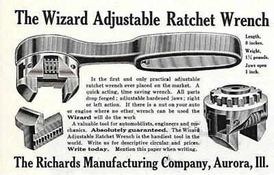 Wizard Ratchet Wrench - See Description - Image 1 of 2
