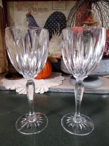 Classic by Cristal D’Arques Durand Crystal Water Goblets (Set of 2) - Picture 1 of 5