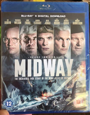 Midway Blu-ray New 2020 Action Packed World War 2 True Story Woody Harrelson - Image 1 of 2