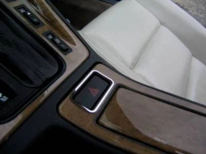 D BMW E31 Chrom Rahmen für Warnblinkerschalter Edelstahl - Picture 1 of 3