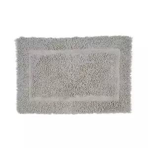 Martex Bath Rug 100% Ring Spun Cotton Ultra Soft & Extra Absorbent Non-Slip Grey - Picture 1 of 4
