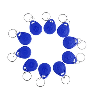 10Pcs TK4100 keychains 125KHZ RFID proximity id card token tags key fobs k - Picture 1 of 11