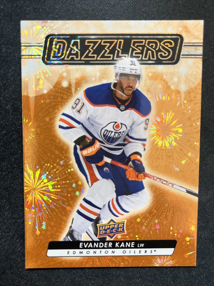 23-24 UD Series 1 Hockey Orange Dazzlers DZ-15 Evander Kane - Image 1 of 2
