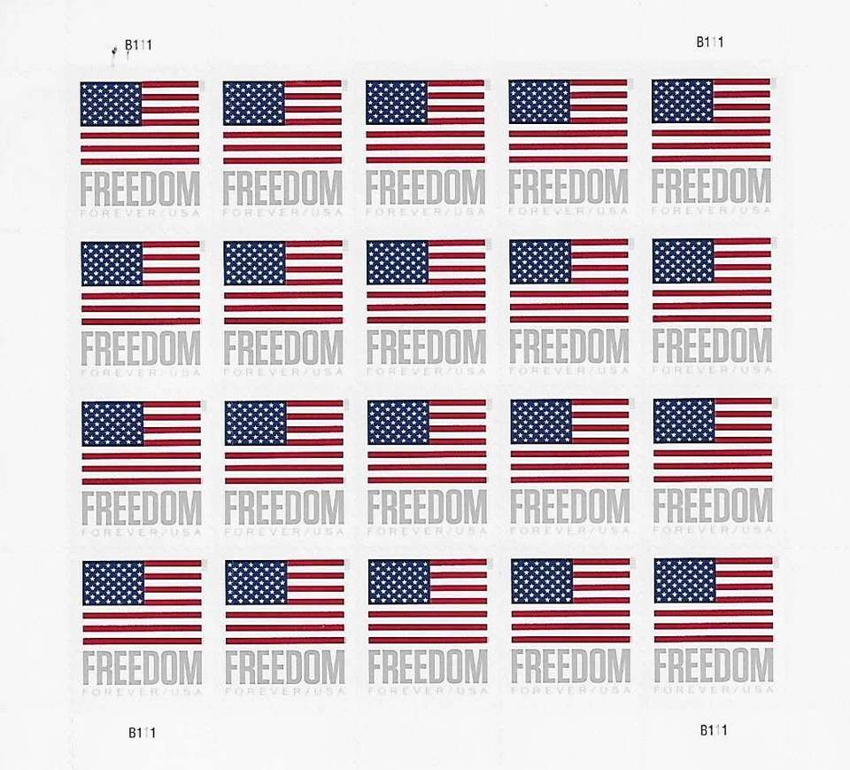 US Freedom Flag Forever Stamp Scott #5787 - Image 1 of 1