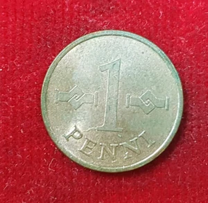 1 Penny Suomen Tasavalta 1 Pennia 1967 Finland Coin Coin - Picture 1 of 2