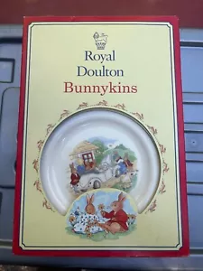 1994 ROYAL DOULTON BUNNYKINS 3 PIECE CHILDRENS SET - Picture 1 of 12