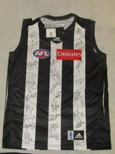 2012 COLLINGWOOD Magpies Hand Signed Jersey * BUY GENUINE *  - Picture 1 of 5