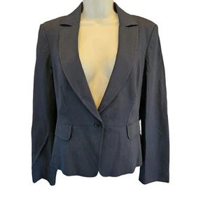 Reiss 12 Wollmischung schwarz Nadelstreifen Einknopf Blazer EUC Business Profi - Bild 1 von 9