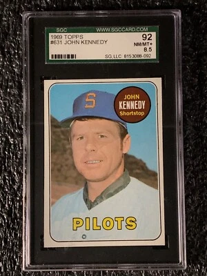 1969 Topps Baseball #631 John Kennedy SGC 8.5 - Image 1 of 2