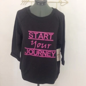 PL Movement by Pink Lotus 3/4 Sleeve Sweatshirt Size M - Picture 1 of 4