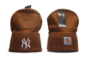 NEW_YORK_NY_YANKEES MLB Carhartt '47 Beanie Adults Unisex Winter Knit Hat Cap - Picture 1 of 1