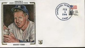 NY YANKEES TOMMY HENRICH ZASO 'SILK' CACHET SPECIAL CANCEL COVER - Picture 1 of 1